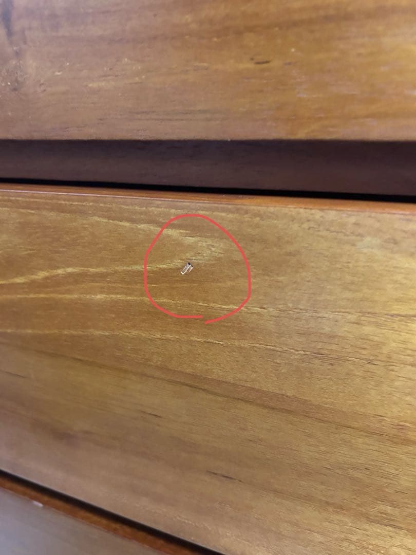 SCANTEAK チェスト 5段