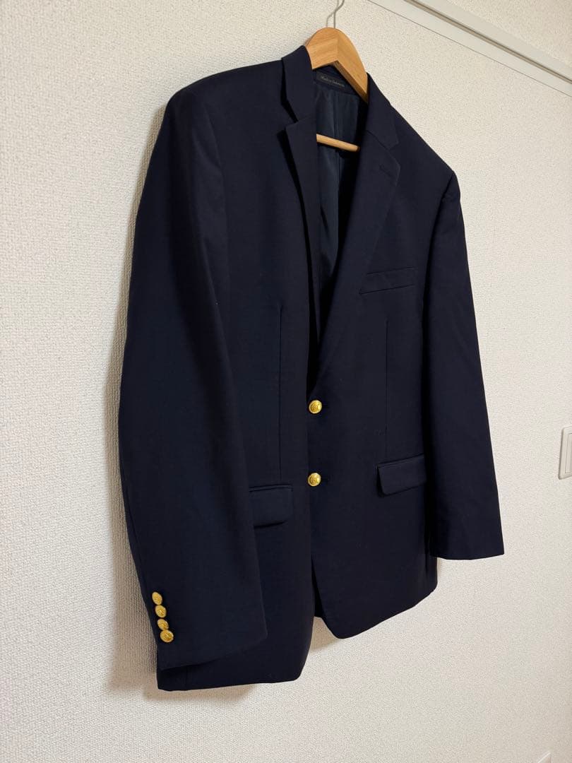 【美品】Ralph Lauren 紺ブレ ウール100%