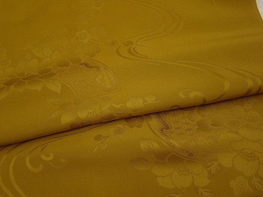 振袖用 倫子地 長襦袢 反物 正絹 18ｍ Gｓ1003みっちゃん