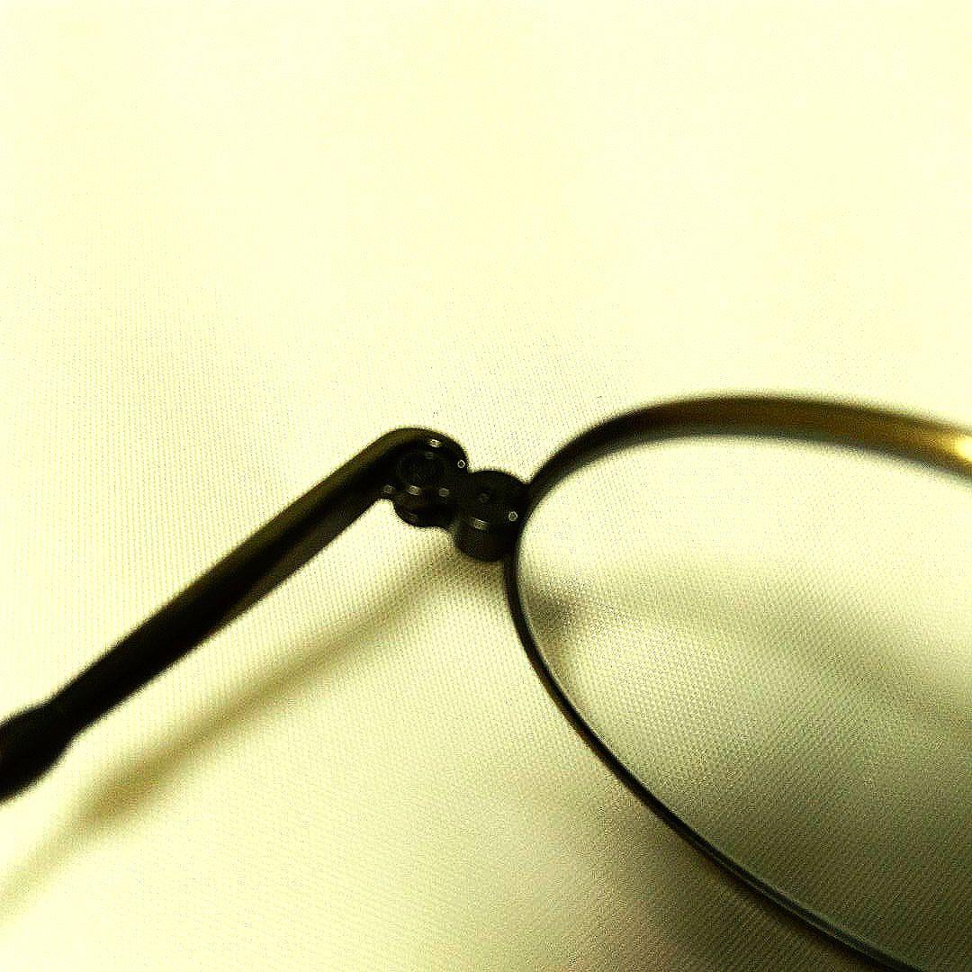 美品　ルノア M5-01　メタルフレーム　オーバル　アンティークゴールド 　中古