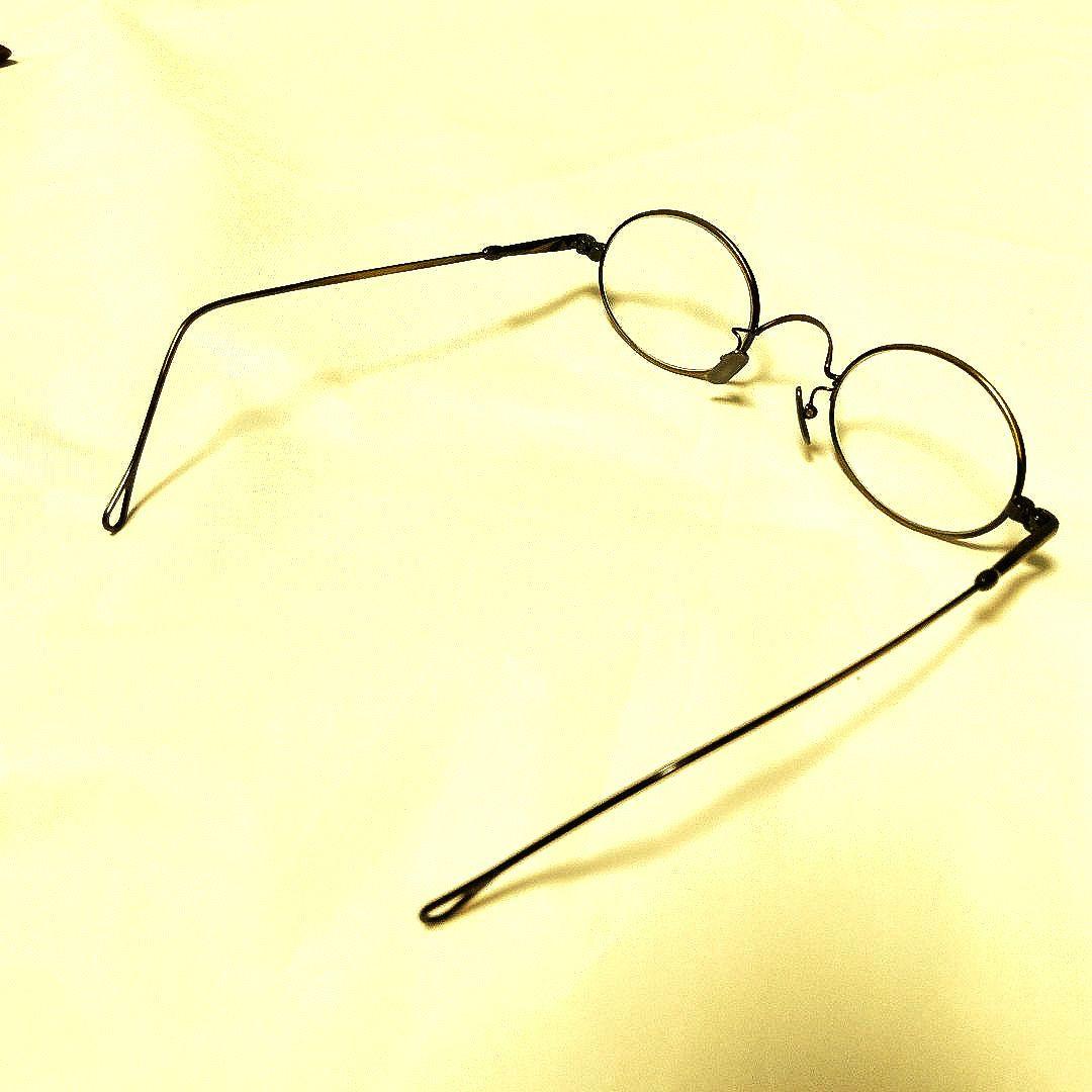 美品　ルノア M5-01　メタルフレーム　オーバル　アンティークゴールド 　中古