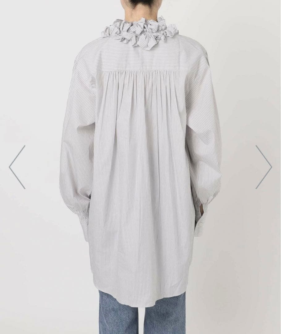 crinkle crinkle crinkle 別注　フリルカラーシャツ