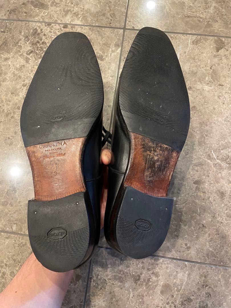 カルミナ　ドレスシューズ ストレートチップ