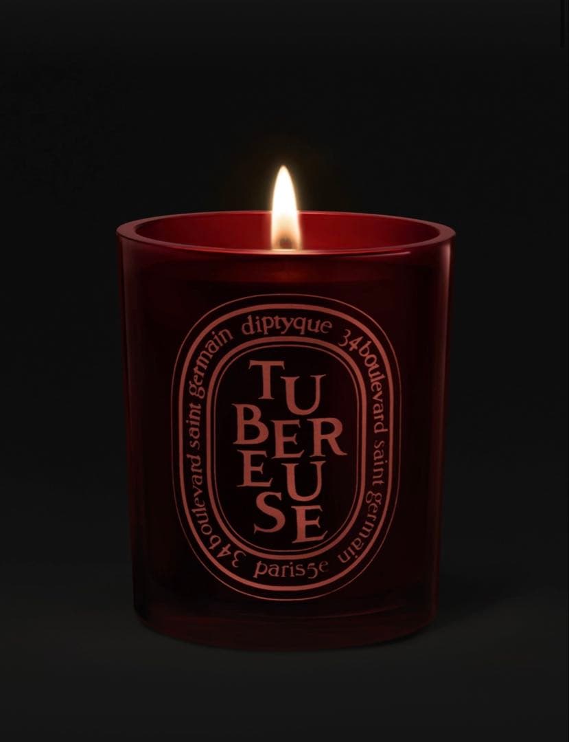 新品未開封diptyque TUBEREUSE カラーキャンドル　300g