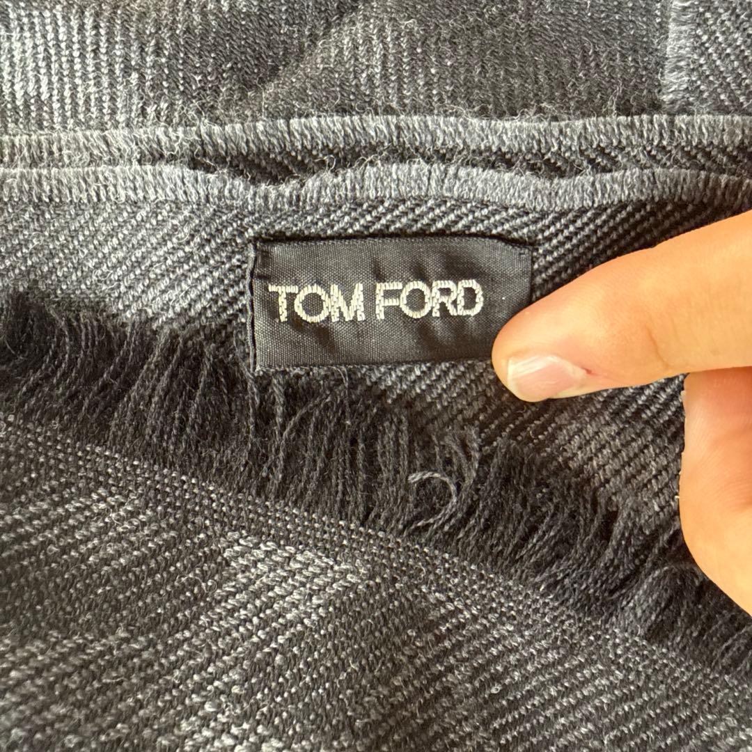 美品✨TOM FORD 大判ストール マフラー ウール