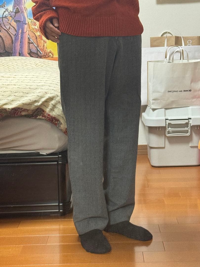 miu miu wool スラックス