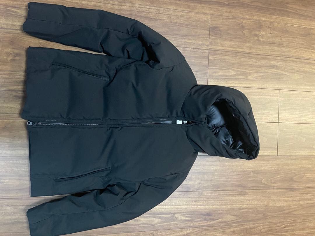 小松マテーレ リサイクル シャンブレー フード ダウンジャケット-700FP撥水