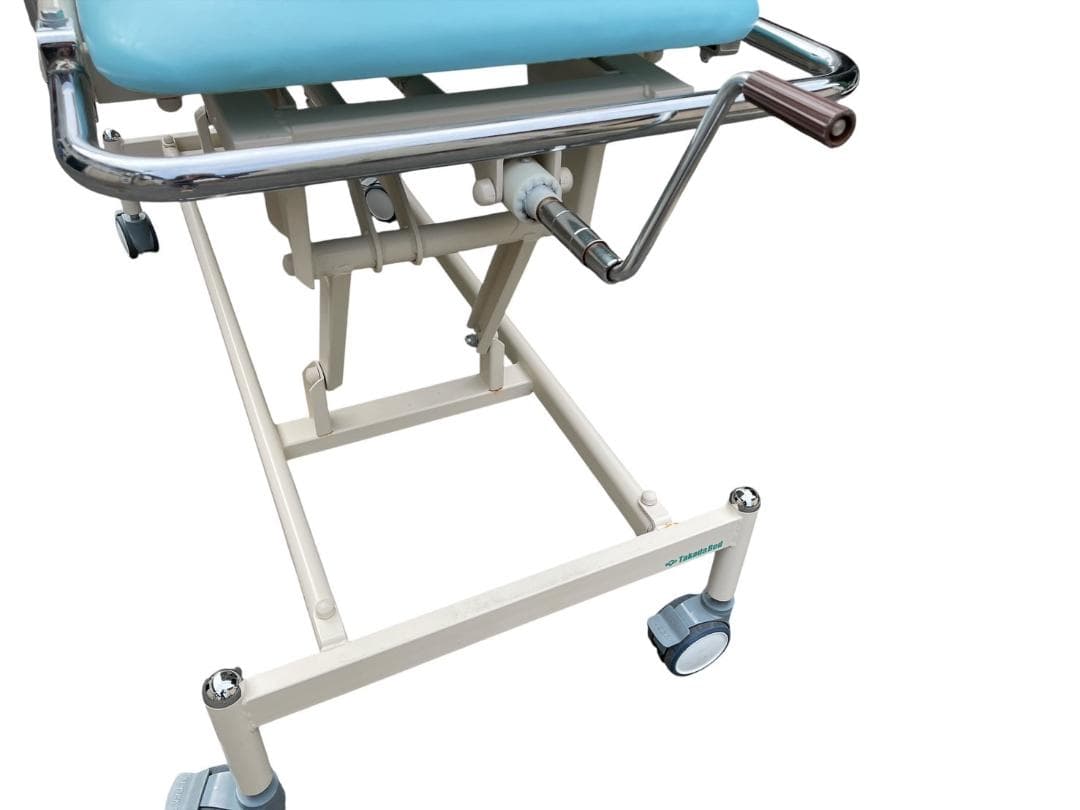 大阪京都限定 高田ベッド 医療用ベッド ストレッチャー 介護 手動昇降機能あり