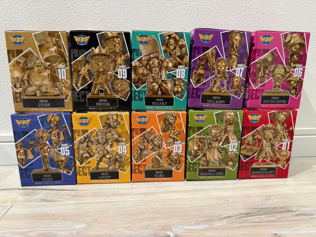 ワンピース　ワーコレ　熊本復興　銅像フィギュア　麦わらの一味 全10種