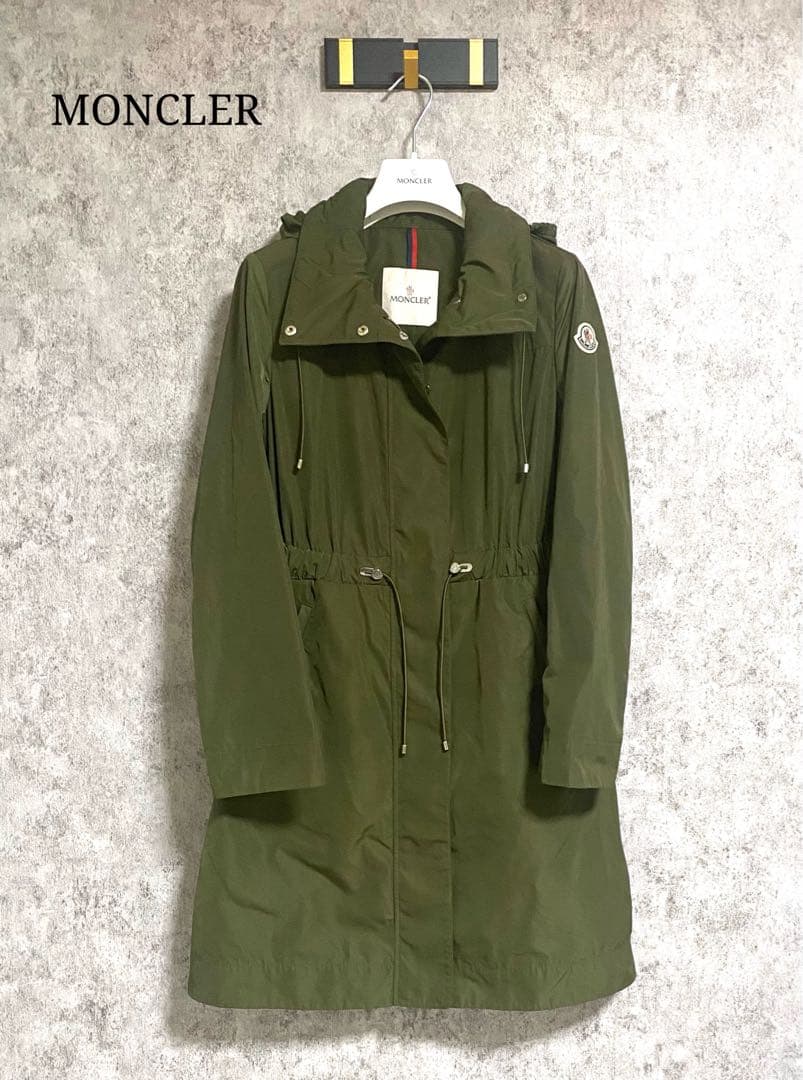 値下げ！＊MONCLER モンクレール＊マラカイト 厚めナイロンコート Mサイズ