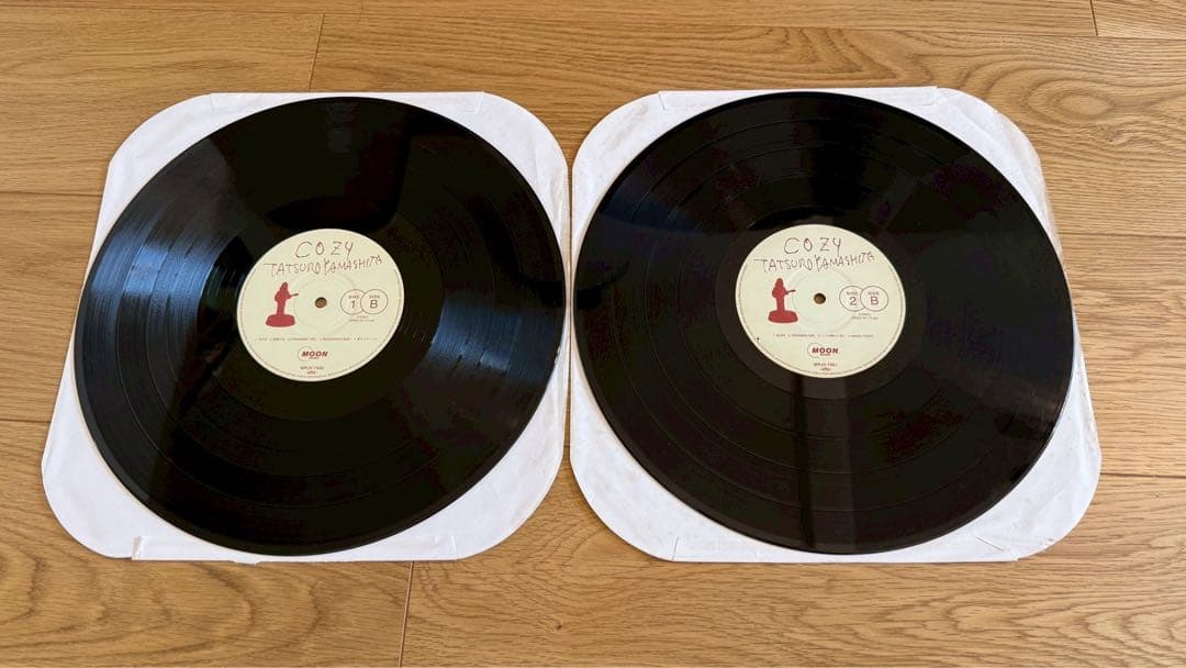 山下達郎　COZY LPレコード　ペーパーフィギュア付き　コージー