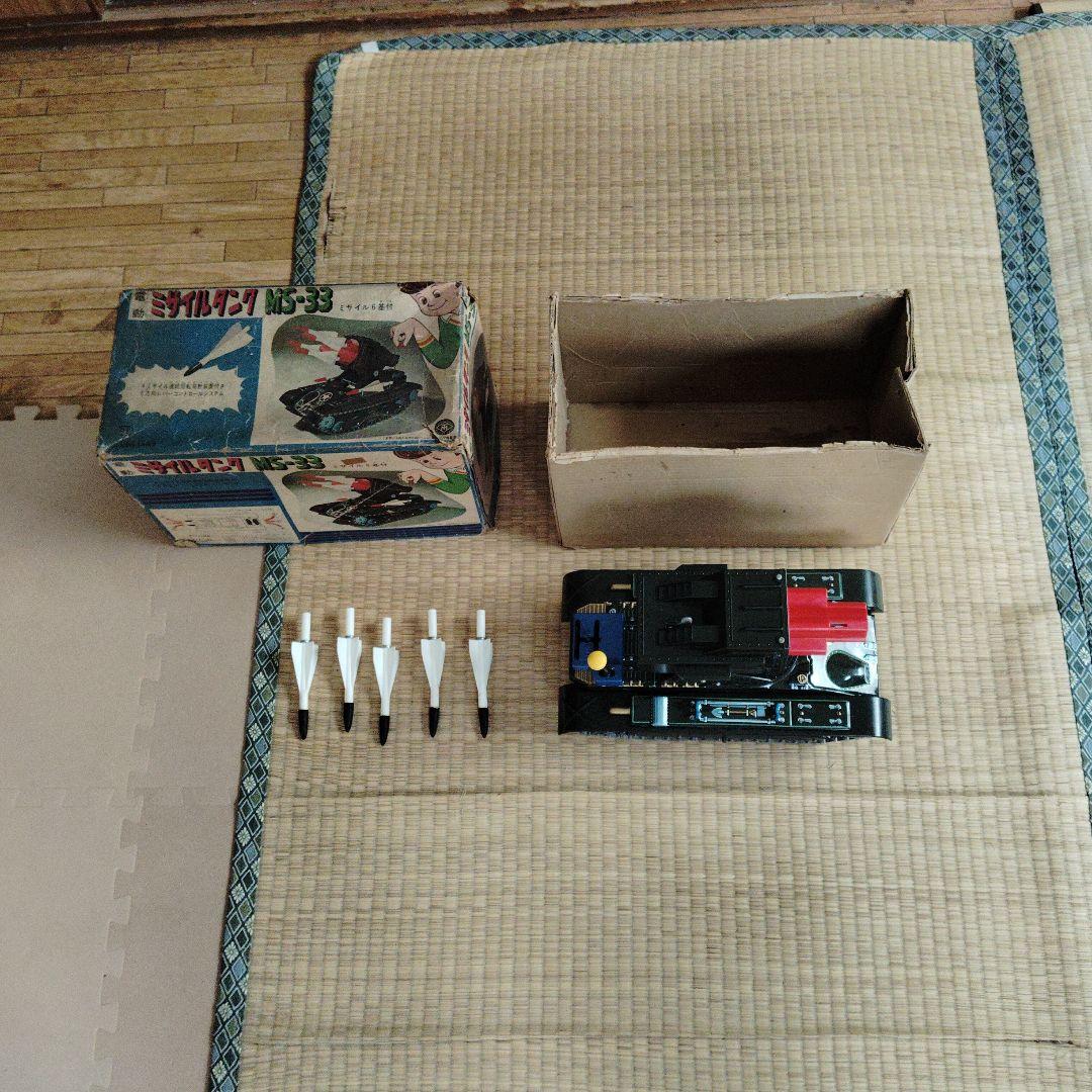 絶版　希少　ブリキ　増田屋　ミサイルタンク　MS-33 MS33 現状品一部欠け