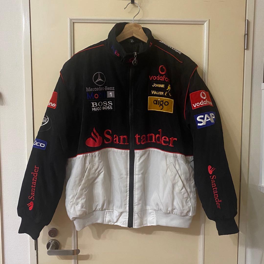 マクラーレン メルセデスベンツ レーシングジャケット F1 刺繍ロゴ