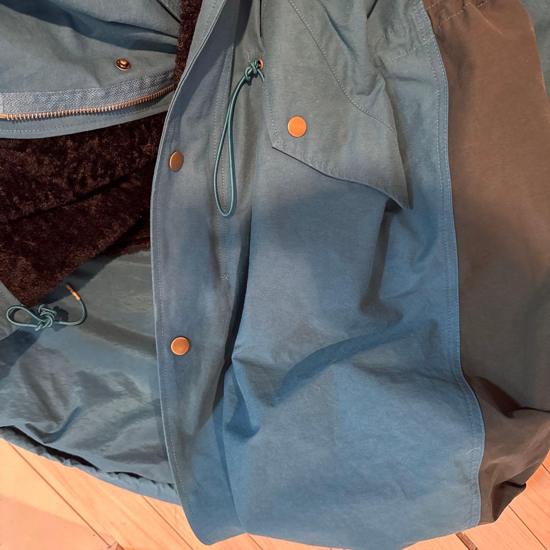 チャイハネ　青色 モッズコート