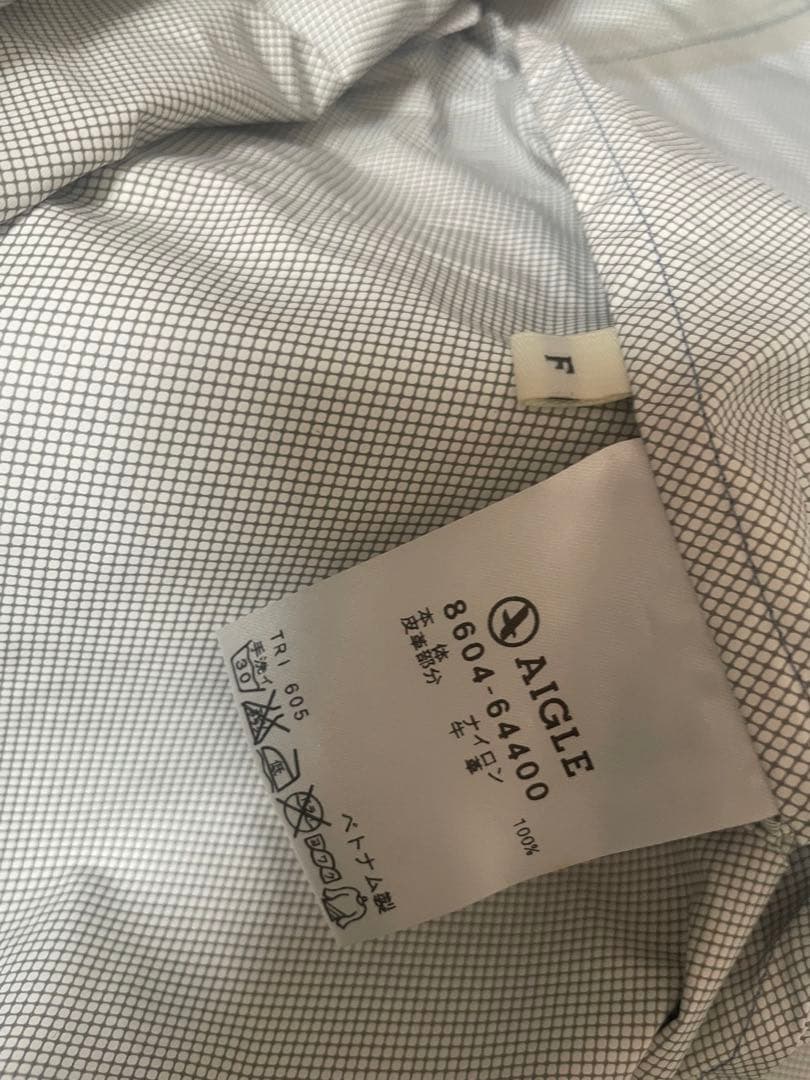 お値下げ　エーグル　未使用　フード付きポンチョ