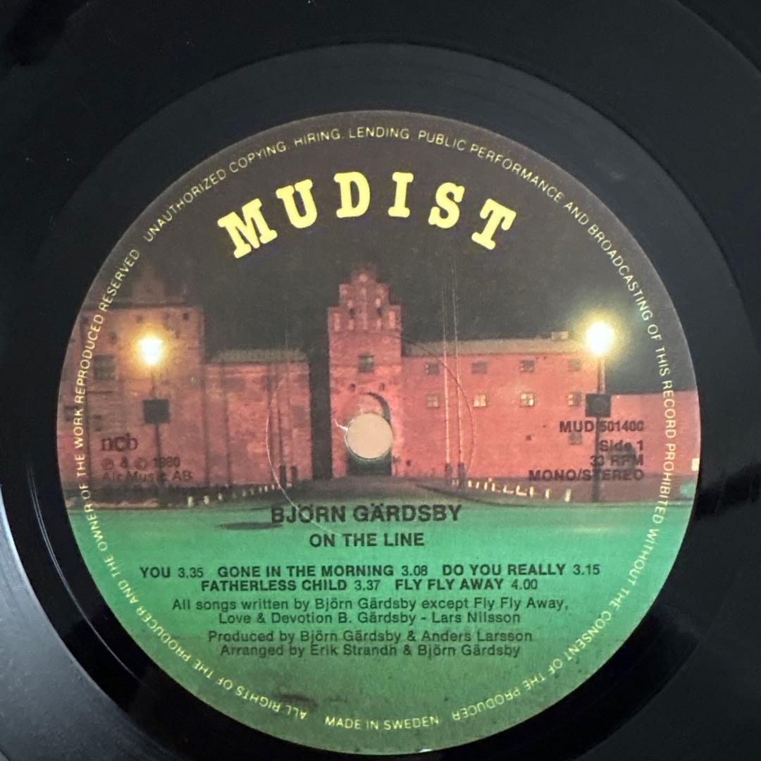 北欧産AOR Bjorn Gardsby On The Line