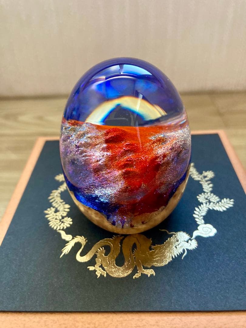 m.a.wood ドラゴンエッグ 抽選販売 当選品 ハンドメイド 卵型オブジェ