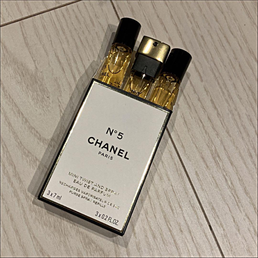 シャネル N°5 オードゥ パルファム ミニ ツィスト&スプレイ 7ml