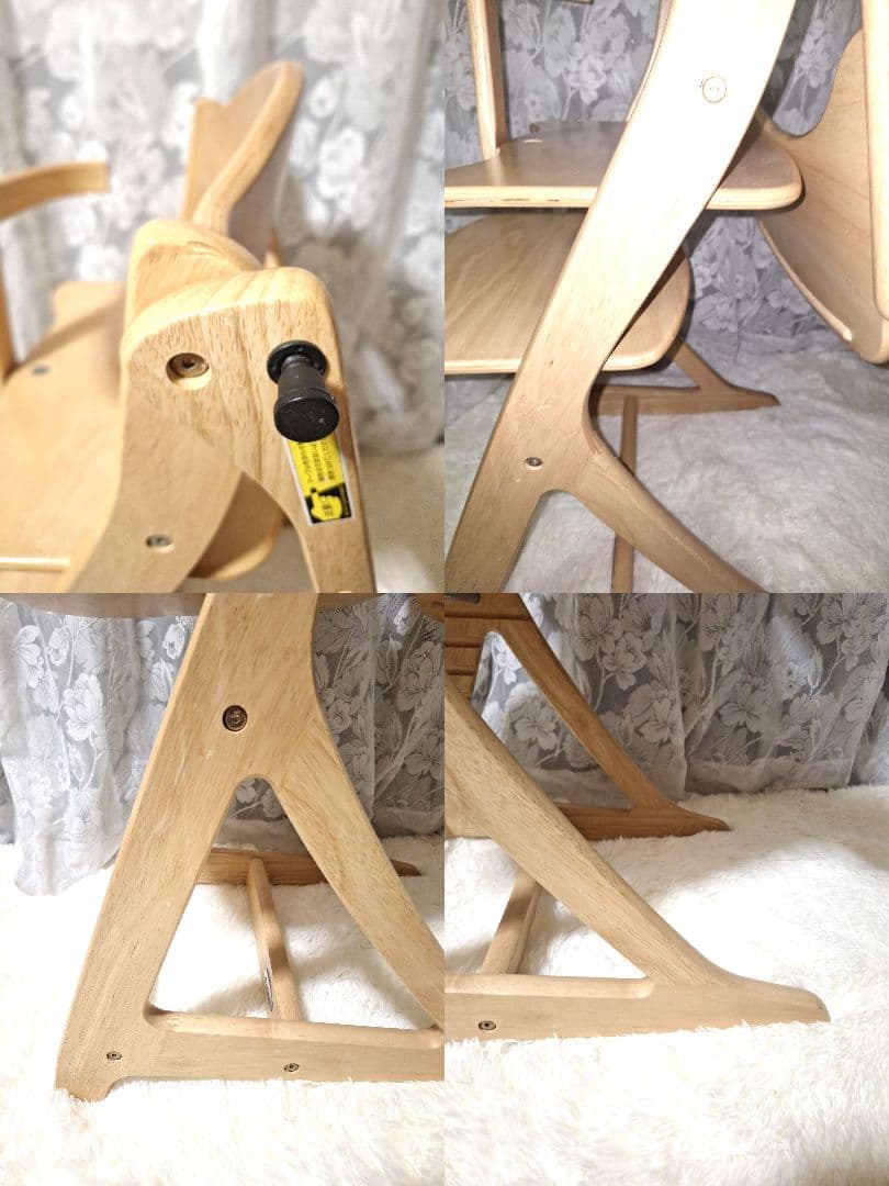 大和屋　すくすくチェアスリムプラス　テーブル&ガード付き　　yamatoya