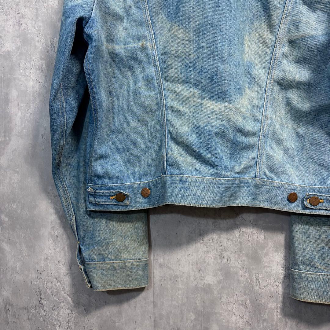Wrangler USA製126MJデニムジャケット80s三角タグ雰囲気系ボロ