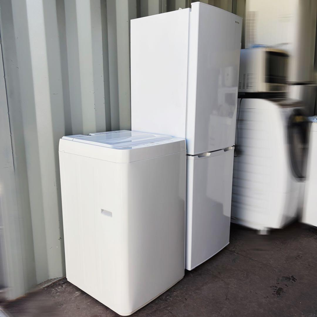 運搬取付無料！ホワイトペア純正IRIS・YAMADA家電2台セット！完動超美品！