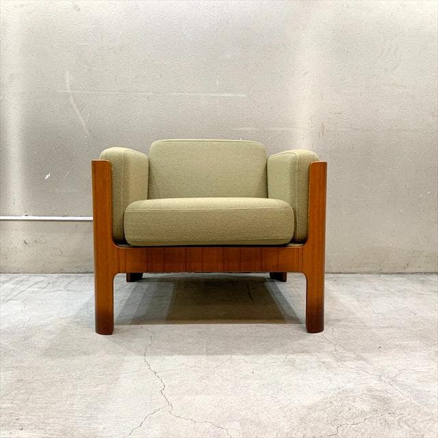 天童木工のHacoヴィンテージチークイージーチェア①