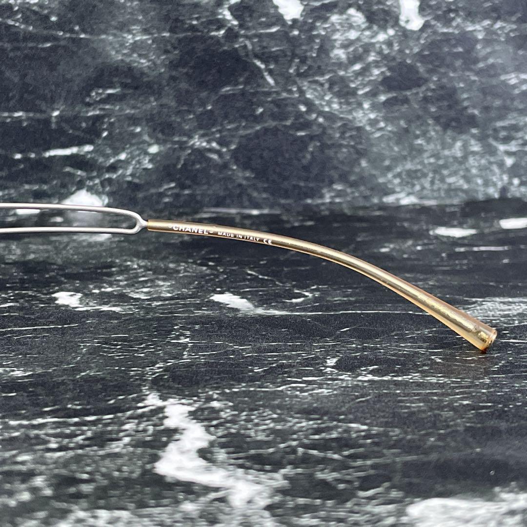 シャネル サングラス ココマーク リムレス グラデーション クリア　y2k