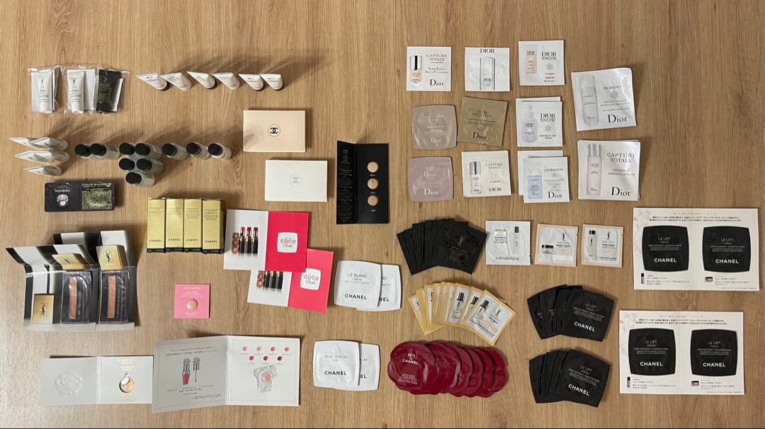 Dior Chanel YSL トライアルセット・サンプル