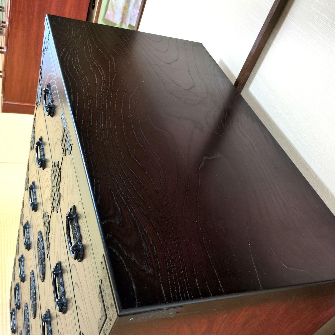 民芸たんす 134㌢高 アンティーク家具 和箪笥