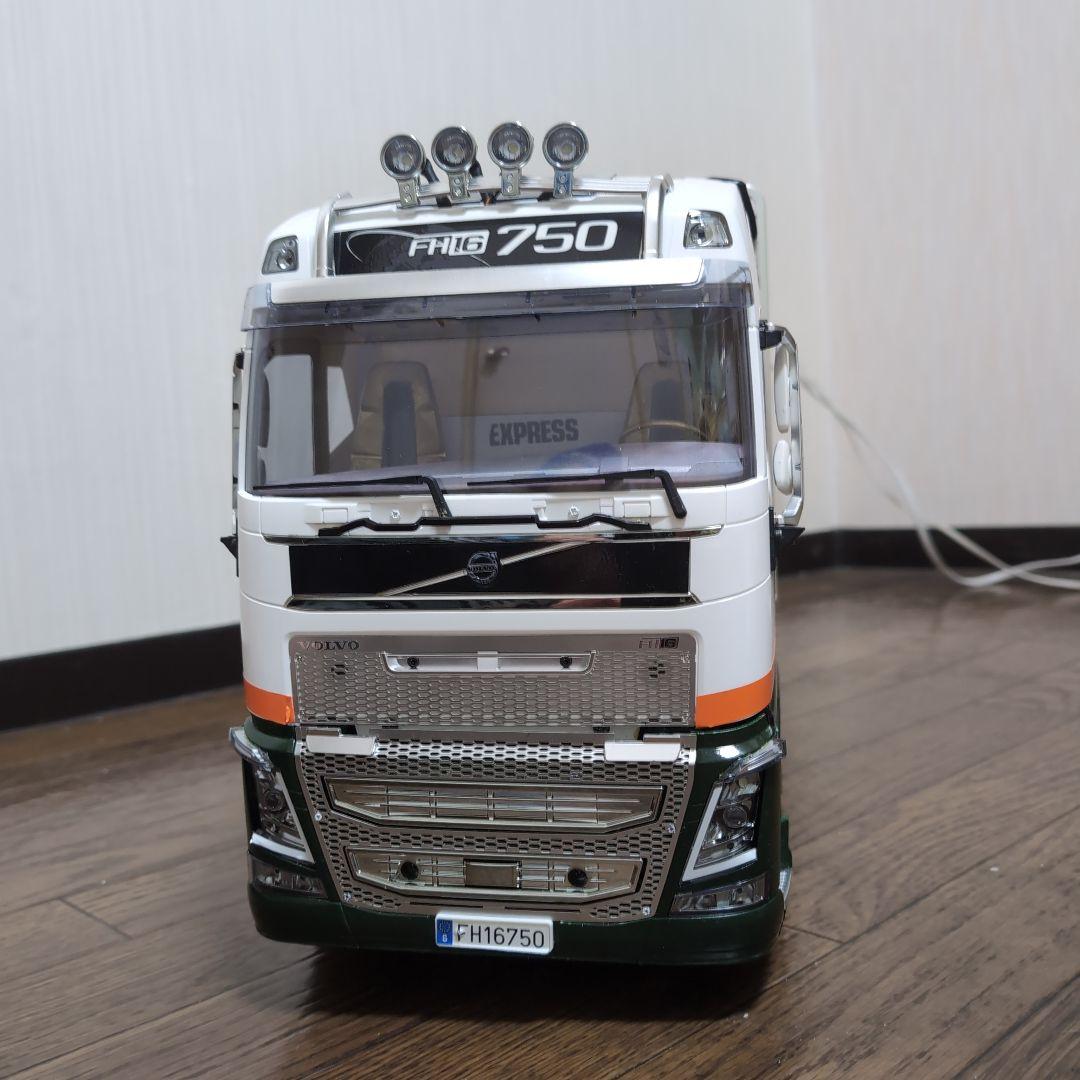 値下げ　タミヤ1/14ボルボFH16　キャブサス＋リーフサスのグローブ
