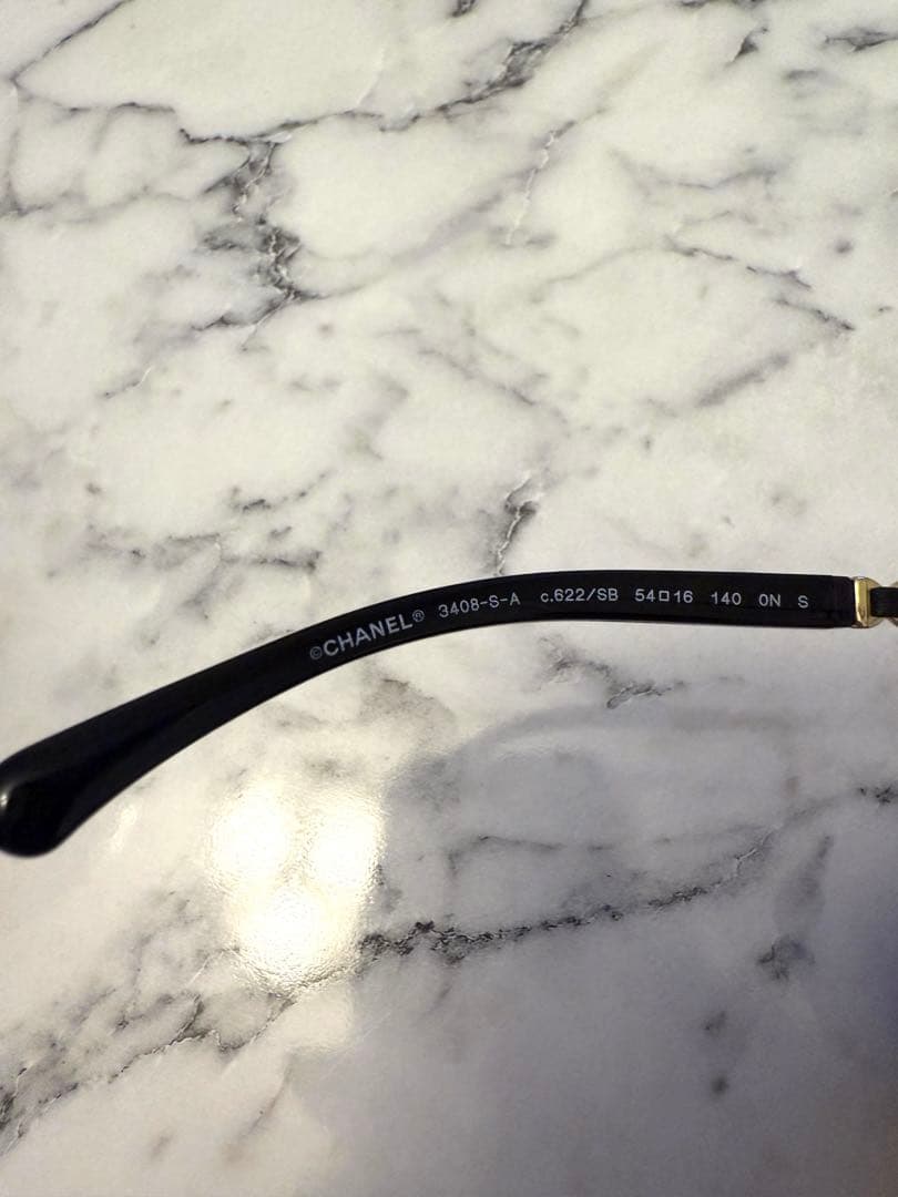 CHANEL スクエア シェイプ ブルーライトカット アイウェア　正規店購入新品