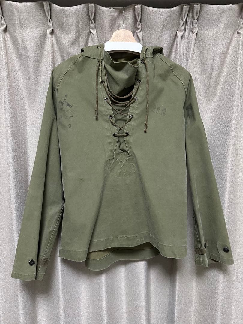 米軍40'S USN レインパーカー N-2 デッキパーカーサイズS 程度良好