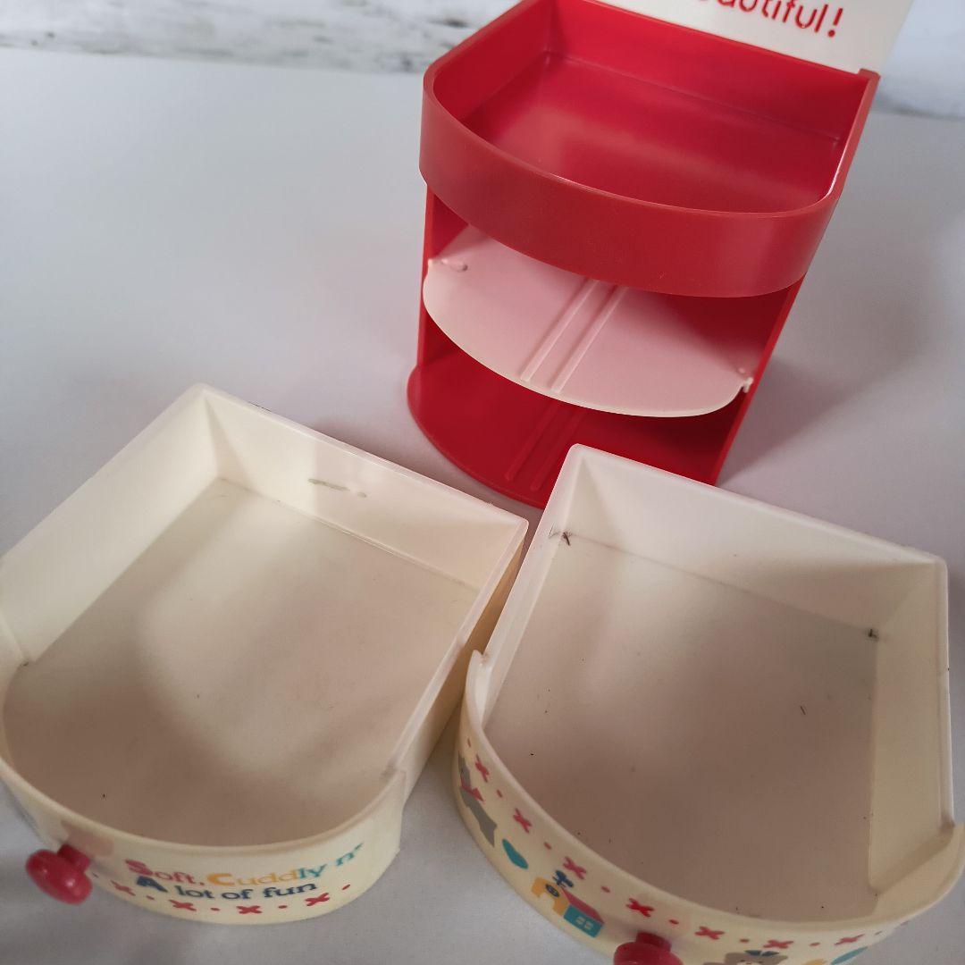 昭和レトロ　キティ　小物入れ 4段引き出し