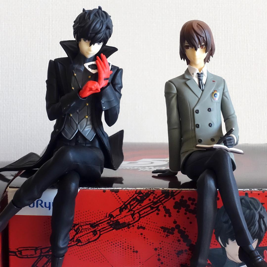 未使用 ペルソナ5 ジョーカー 明智吾郎 ぬーどるストッパー フィギュアセット