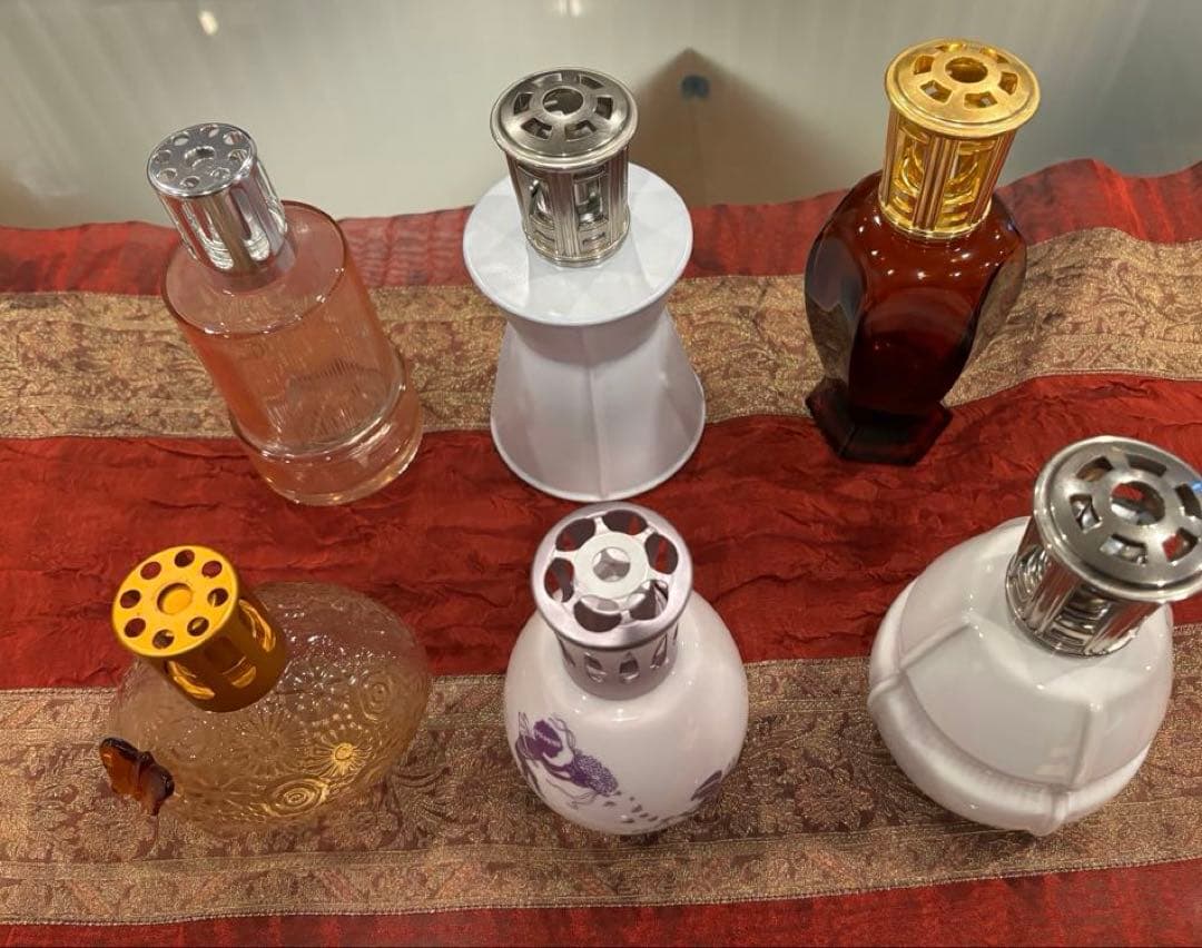 お得　ランプベルジェ　オイルランプ　おまとめ6個セット