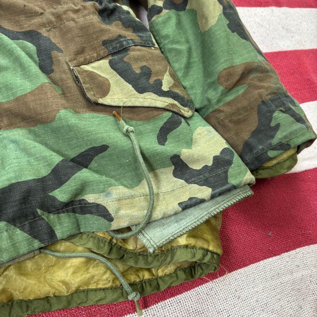 U.S.ARMYM-65FIELD JACKET ウッドランドカモ ライナー付き