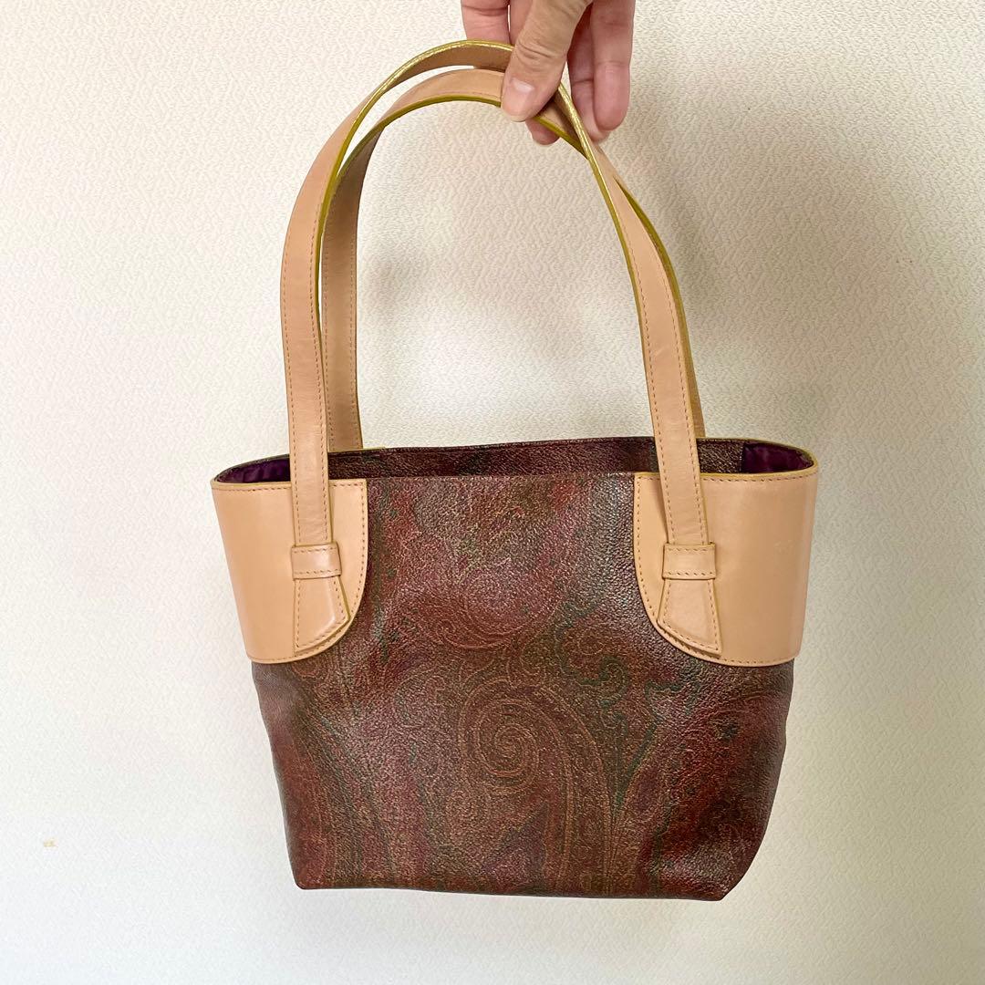 ETRO ペイズリー柄 トートバッグ 保存袋付き