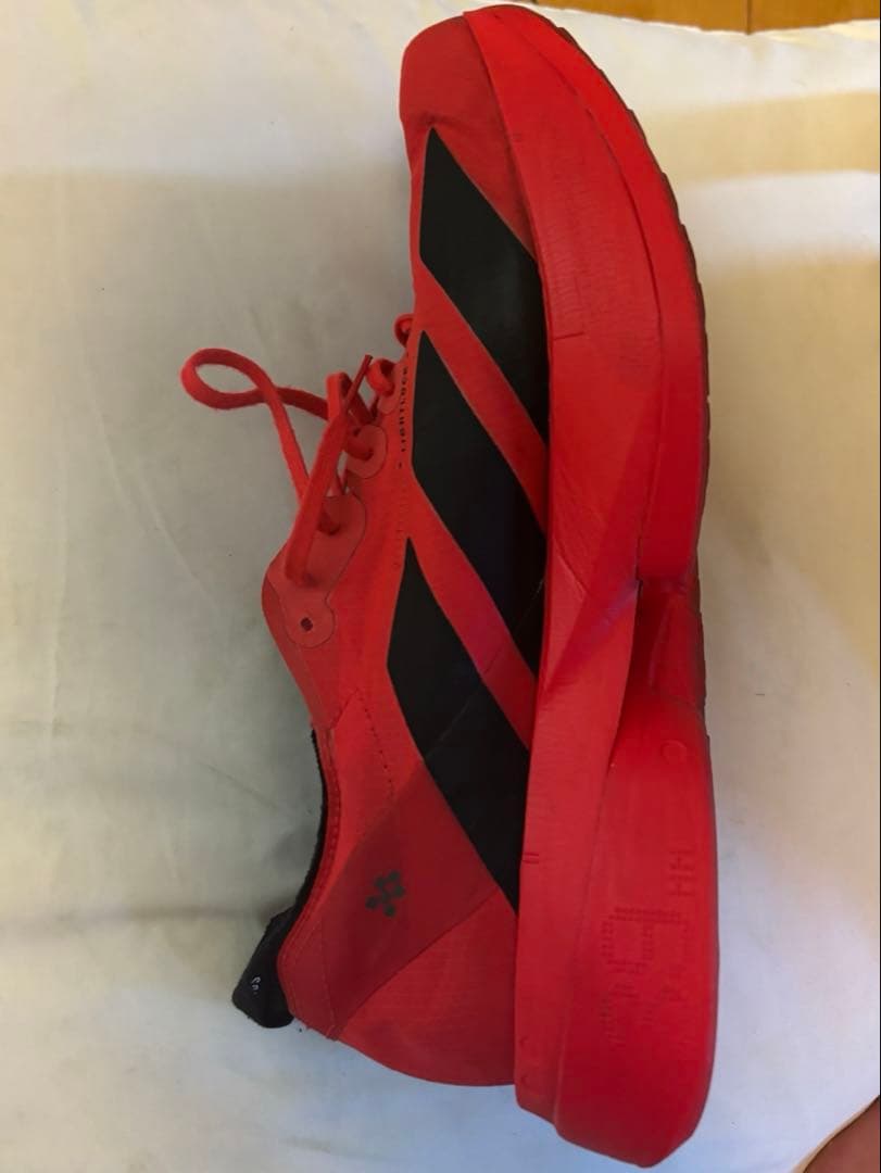 【値下げ中】アディダス　ADIZERO ADIOS PRO 4レッド26.5