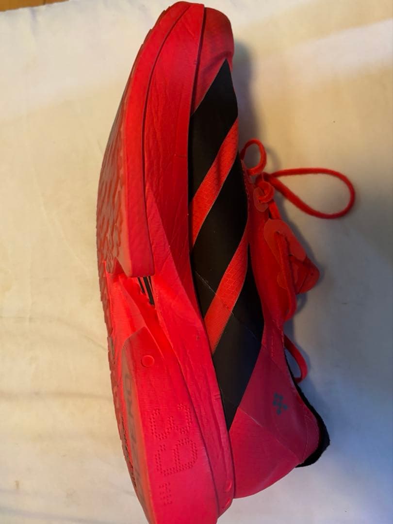 【値下げ中】アディダス　ADIZERO ADIOS PRO 4レッド26.5