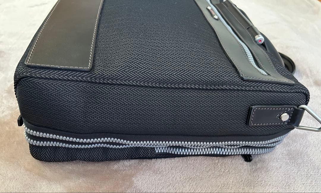 PaulSmith ポールスミス ビジネスバッグ ヘリンボーン 2way 黒