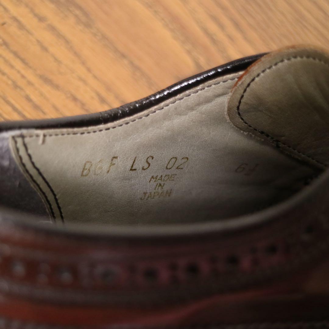 【超美品】 コードバン ジョンストンマーフィー 24.5 日本製 チヨダ 革靴