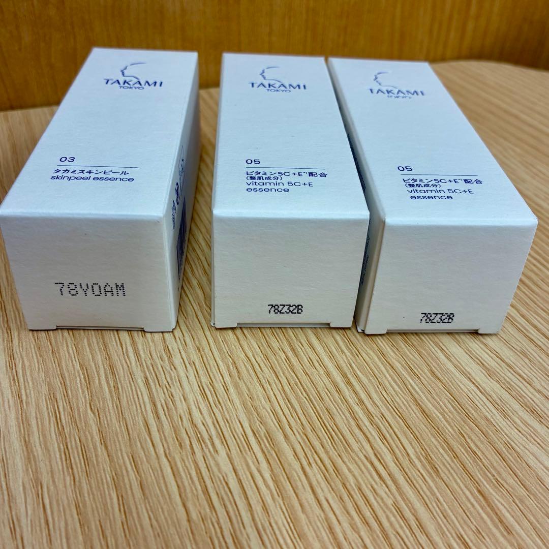 □【未使用】TAKAMI タカミ　美容液　(5C+E / 角質)　3点セット