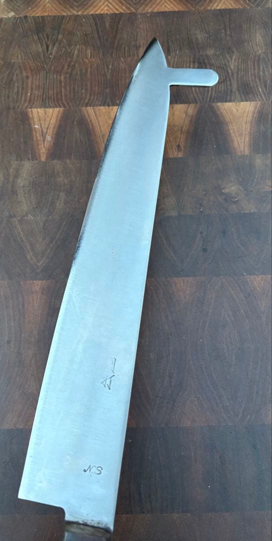 三条　東源正兼　冷凍包丁　牛刀　330mm 尺一　包丁　別打　炭素鋼　本職