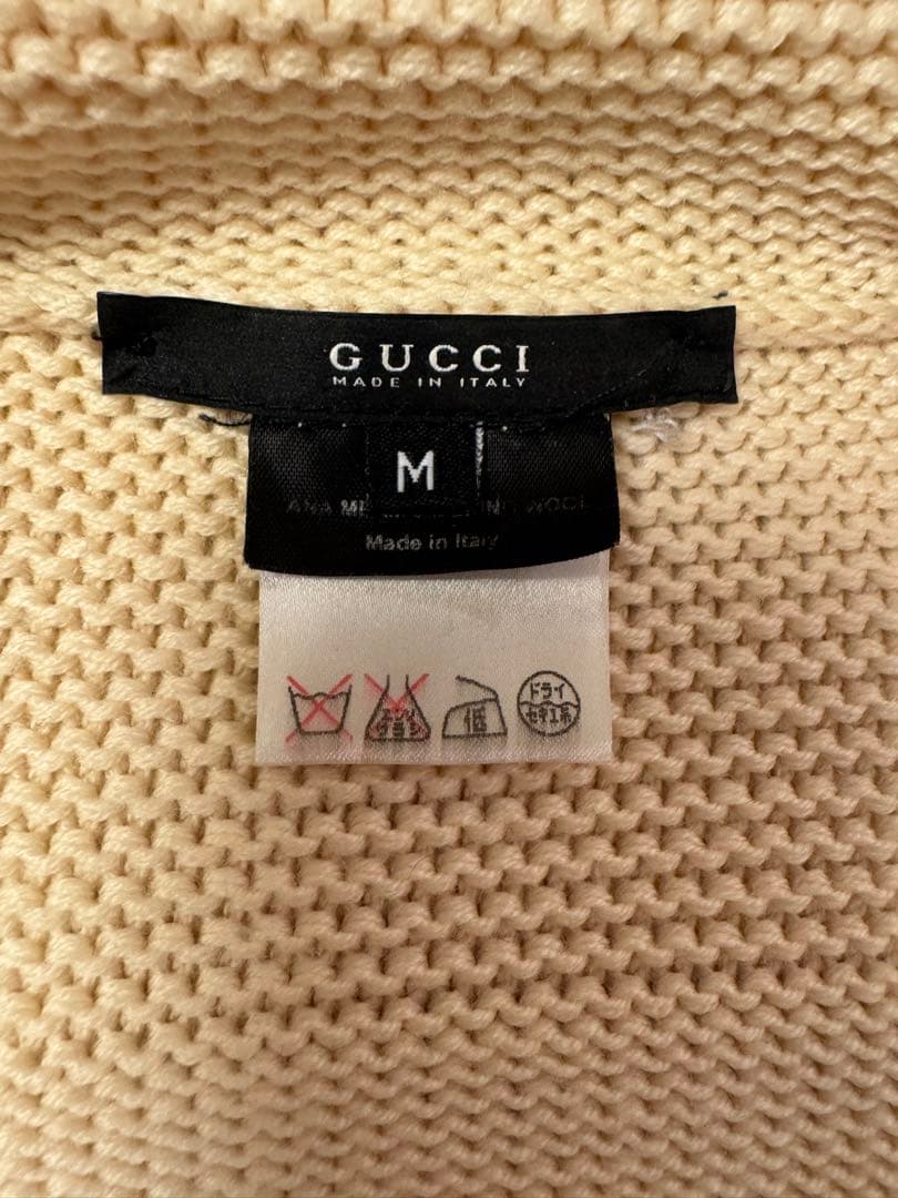 【値下げしました】GUCCI ジップアップ ニットセーター