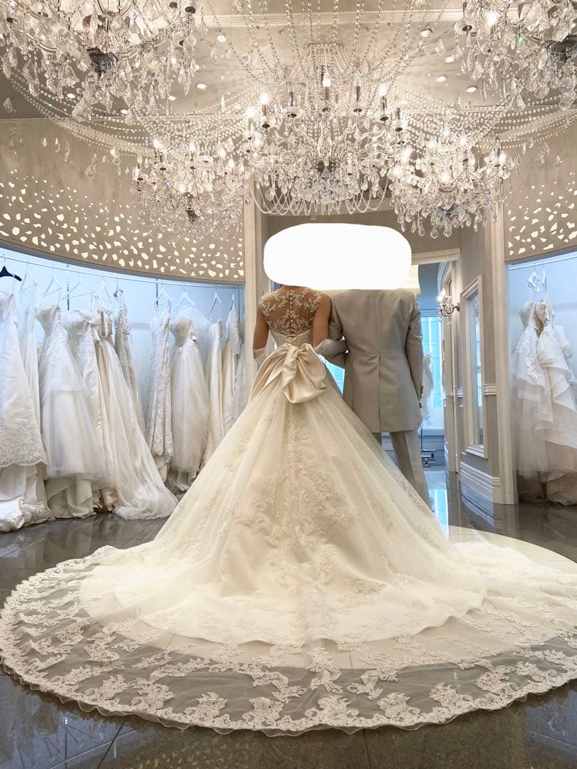 Aライン　ウェディングドレス