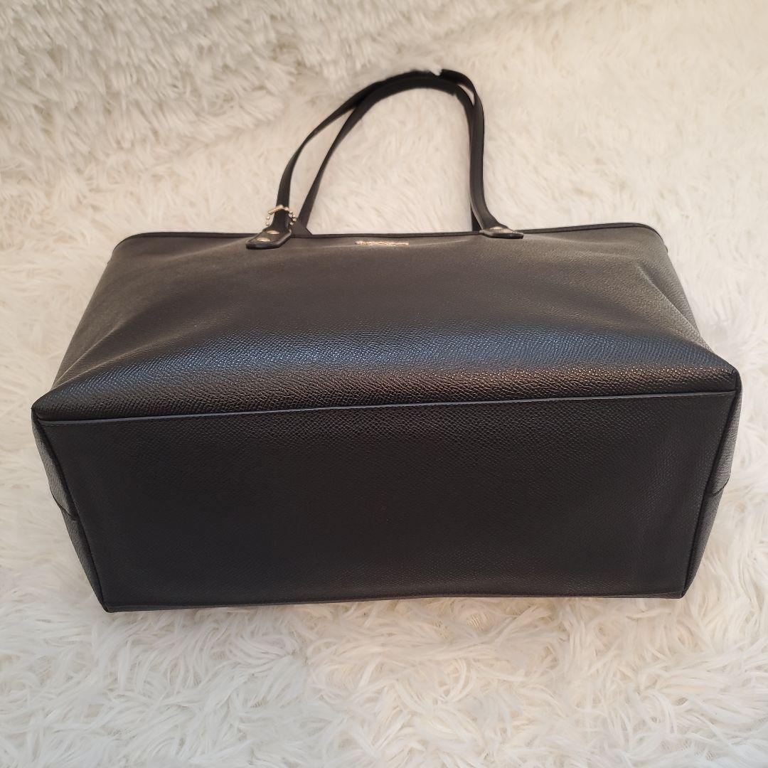 ⭐未使用⭐COACH ブラック レザートートバッグ　a4収納　大容量
