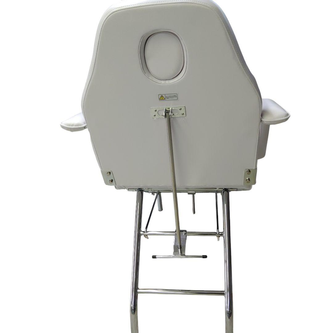 アイボリー マッサージチェア リクライニング機能 エステベッド 施術用セット