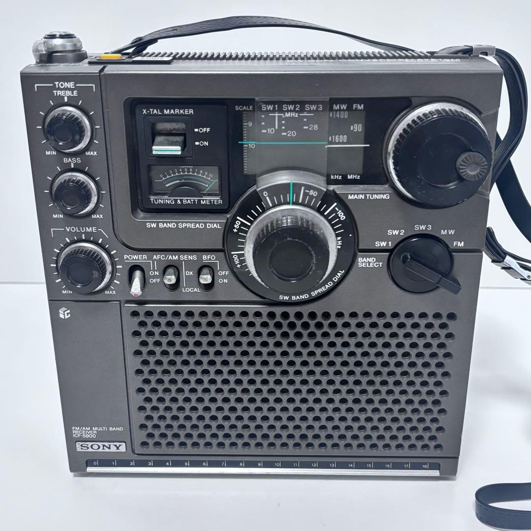 SONY ソニー　ICF-5900 スカイセンサー　ラジオ　昭和レトロ　ジャンク