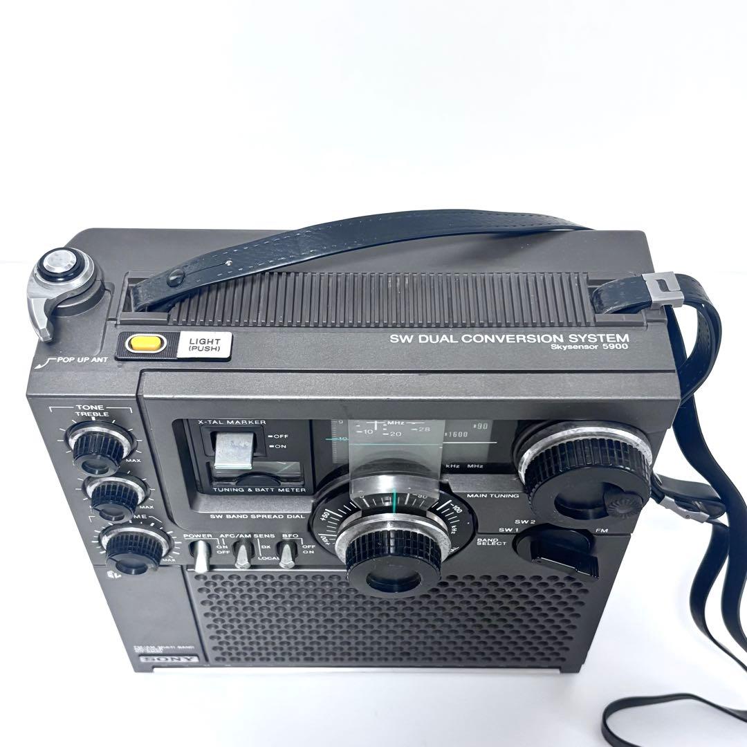 SONY ソニー　ICF-5900 スカイセンサー　ラジオ　昭和レトロ　ジャンク