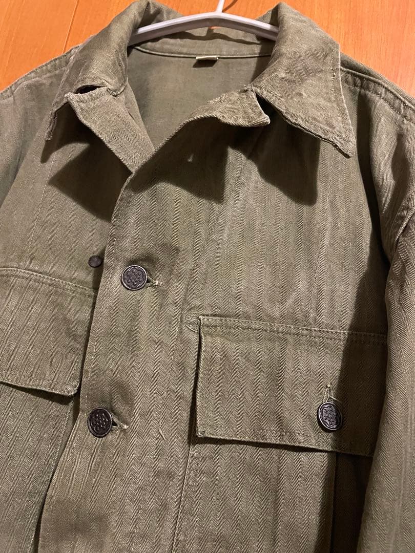 ジャケット・アウター 40s US ARMY M-43 32R HBT JKT 13STAR